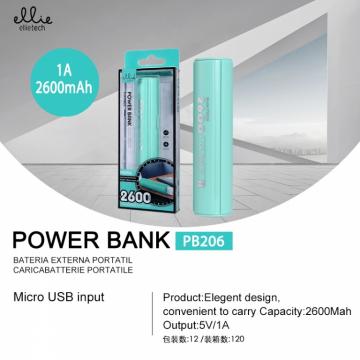 Ellietech PB206 Portable Power Bank 5V / 1A 2600mAh OFF30