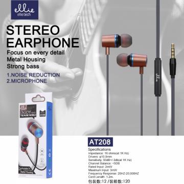 OFFRE Ellietech AT208 Écouteurs Intra-auriculaires Extras Base Earphones pour Téléphones Connexion Jack 3.5mm OFF30
