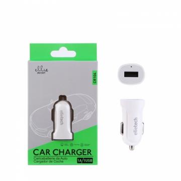 Ellietech CR104 Chargeur Voiture 1USB 1A