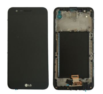 Écran Complet Vitre Tactile LCD Châssis LG K10 2017 / M250 Noir