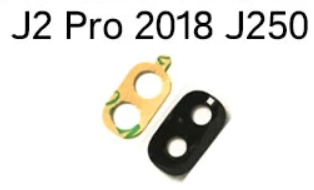 Cache Camera+Contour Samsung Galaxy J2 Pro 2018/J250F Noir