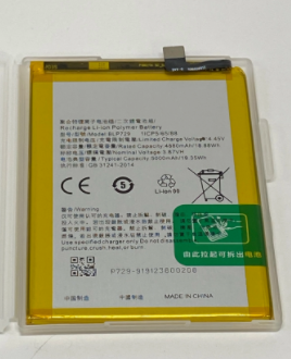 Original Batterie BLP729 Chip Realme C21Y / C3 / C20 / C21 / C11 / 5 / 5i / C11 2021 (RMX3231)