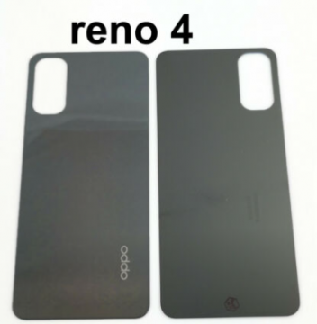 Cache Batterie OPPO Reno4 sans Lentille Noir