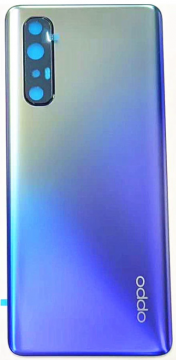 Cache Batterie Oppo Find X2 Neo (CPH2009) sans Lentille Aurora Bleu