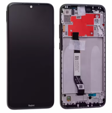 Original Écran Complet Vitre Tactile LCD avec châssis Xiaomi Redmi Note 8T Service Pack Noir
