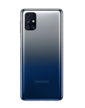 Cache Batterie Avec Lentille Samsung Galaxy M31s (M317F) Bleu