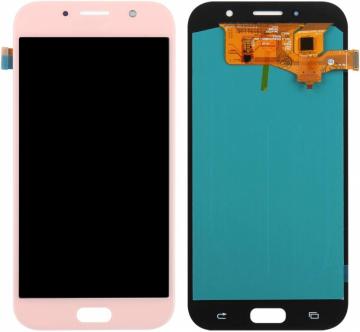 Original Écran Complet Vitre Tactile LCD Samsung Galaxy A7 2017 (A720F) Service Pack Rose