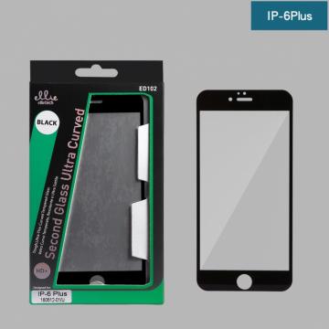 Film 4D Full Glue Protection en Verre Trempé pour iPhone 6 Plus / 6s Plus 5.5" Noir