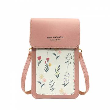 Sac à main Messenger Bag Mobile Wallet Épaule Motif floral