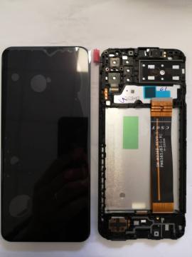 Original Écran Complet Vitre Tactile LCD avec Chassis SAMSUNG A13 4G 2022 (A137F) Service Pack Noir