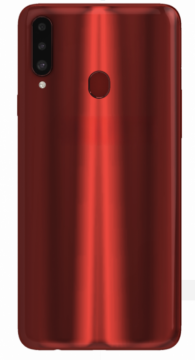 Cache Batterie Samsung Galaxy A20S (A207F) Rouge No Logo