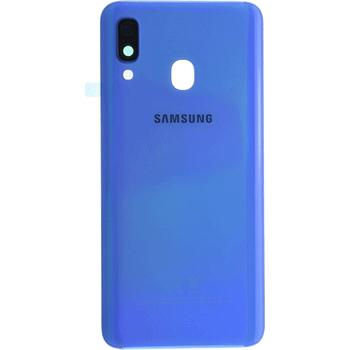 Cache Batterie avec Lentille Samsung A40 (A405F) Bleu