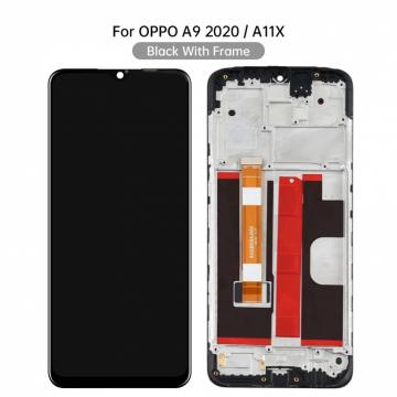 Original Écran Complet Vitre Tactile LCD avec Châssis OPPO A9 2020 / A11X