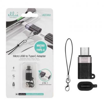 Ellietech AD302 Adaptateur Micro USB à Type-C