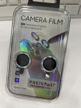 Film Caméra Verre Trempé 9H Anti-trace LOSANGE pour iPhone 14 6.1" / 14 Plus / 14 Max 6.7"