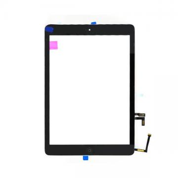 Vitre Tactile + Bouton Home iPad Air (A1474) / iPad 5 2017 (A1822 / A1823) 9.7" Noir New Quality Originale