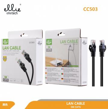 Ellietech CC503 CAT 6 LAN Câble Réseau 5M