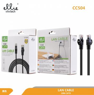 Ellietech CC504 CAT 6 LAN Câble Réseau 10M