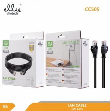 Ellietech CC505 CAT 6 LAN Câble Réseau 15M