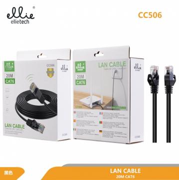 Ellietech CC506 CAT 6 LAN Câble Réseau 20M