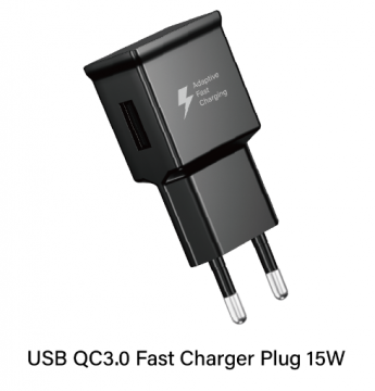 Ellieteche CD404 Chargeur USB 3A QC 3.0 Charge Rapide