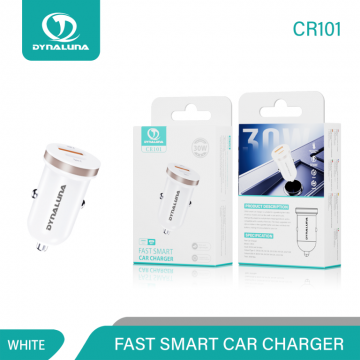 Dynaluna CR101 Chargeur Voiture USB-A + USB-C 30W Rapide