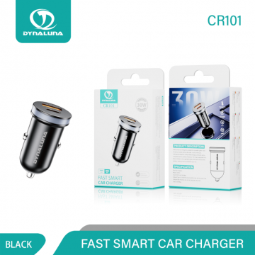 Dynaluna CR101 Chargeur Voiture USB-A + USB-C 30W Rapide