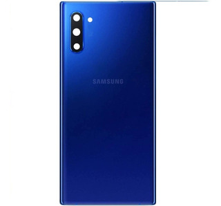 Cache Batterie Samsung Galaxy Note 10 Plus (N975F)+Adhésif+CE+Vitre Caméra Bleu