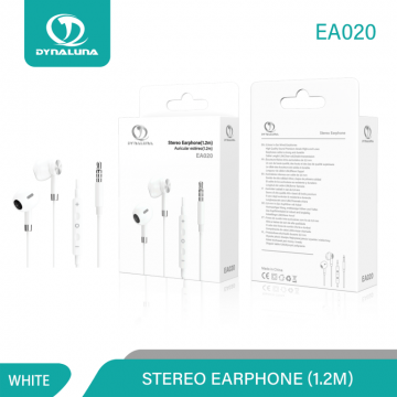 Dynaluna EA020 Stereo Écouteurs Intra-auriculaires Filaires Stéréo Jack 3.5mm