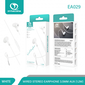 Dynaluna EA029 Stereo Écouteurs Intra-auriculaires Filaires Stéréo Jack 3.5mm