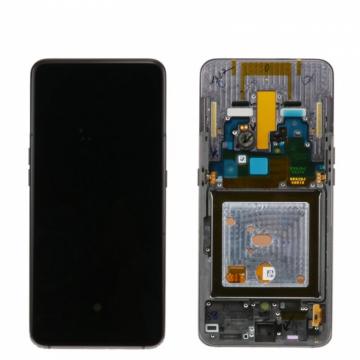 Original Écran Complet Vitre Tactile LCD Châssis Samsung Galaxy A80 (A805F) Service Pack Noir