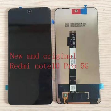 Original Écran Complet Vitre Tactile LCD Xiaomi Redmi Note 10 PRO 5G Noir