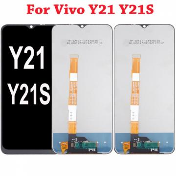 Original Écran Complet Vitre Tactile LCD VIVO Y21S (V2110) / Y21 (V2111) Noir