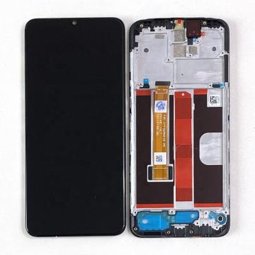 Original Écran Complet Vitre Tactile LCD avec Châssis OPPO A5 2020 Noir