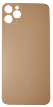 Vitre Arrière Cache Batterie Grand Trou iPhone 11 Pro Max (A2161 / A2220 / A2218) Doré