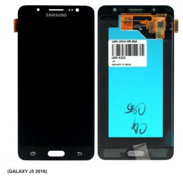 Écran Complet Vitre Tactile LCD OLED Samsung Galaxy J5 2016 (J510F) Noir
