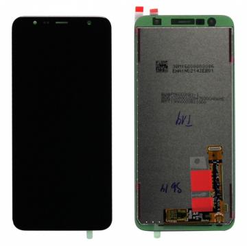 Service Pack Sans Châssis Écran Complet Vitre Tactile LCD Samsung Galaxy J4 Plus J4+ (2018) (J415F)/ J6 Plus J6+ (J610F) Noir