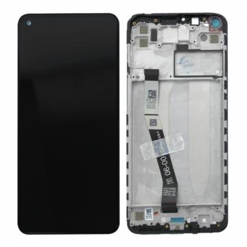 Original Écran Complet Vitre Tactile LCD avec Chassis Xiaomi Redmi Note 9 / Redmi 10X 4G Noir