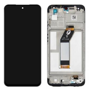 Original Écran Complet Vitre Tactile LCD avec chassis XIAOMI Redmi 10 4G Service Pack Gris