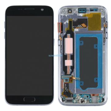 Original Écran Complet Vitre Tactile LCD Châssis Avec Batterie Samsung Galaxy S7 Edge (G935F) Noir Service Pack