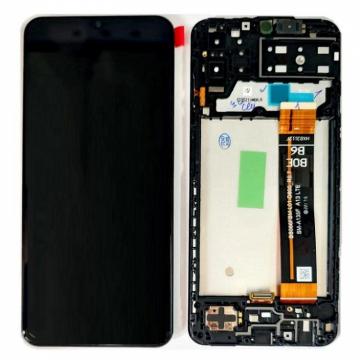 Original Écran Complet Vitre Tactile LCD Châssis Samsung Galaxy M13 (M135F) Service Pack Noir