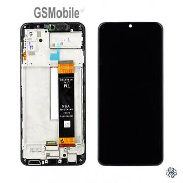 Original Écran Complet Vitre Tactile LCD Châssis Samsung Galaxy M23 5G 2022 (M236B) / M33 5G (M336B) Service Pack Noir