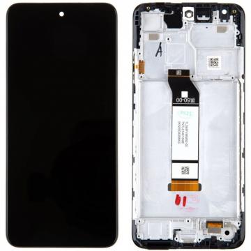 Original Écran Complet Vitre Tactile LCD avec Châssis XIAOMI Poco M3 Pro 2021 Service Pack Noir