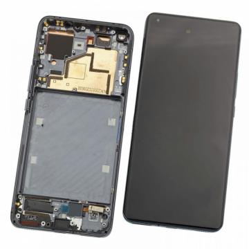 Original Écran Complet Vitre Tactile LCD avec Châssis XIAOMI Mi 11 5G Service Pack Noir