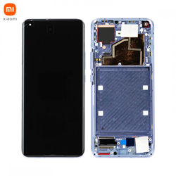 Original Écran Complet Vitre Tactile LCD avec Châssis XIAOMI Mi 11 5G Service Pack Violet