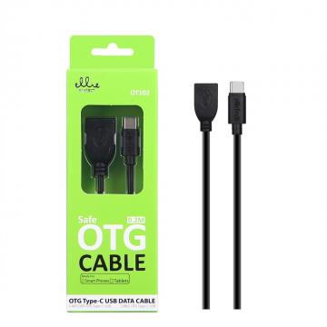 Ellietech OT102 Cable OTG Type C USB 2A 0.2M