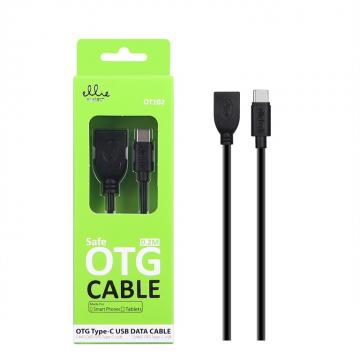 Ellietech OT102 Câble OTG Type C USB 2A 0.2M