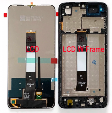 Original Écran Complet Vitre Tactile LCD avec Châssis XIAOMI REDMI A1 (220733SI) / REDMI A1 PLUS (220733SFG) Service Pack Noir