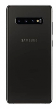 Cache Batterie Samsung Galaxy S10 Plus/S10+ (G975F) Avec Lentille et Adhesif Noir