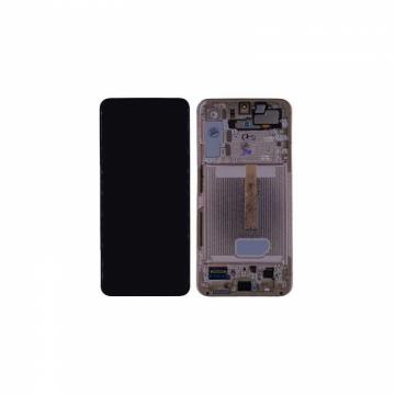 Original Écran Complet Vitre Tactile LCD Châssis Samsung Galaxy S22 Plus 5G 2022 / S22+ 5G (S906B) Service Pack Violet